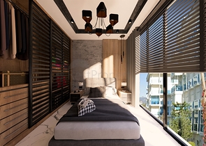 شقق اطلالة بحر مباشرة في الانيا - مجمع قيد الانشاء - في كاستل / الانيا 