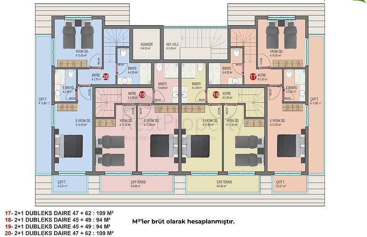 شقق بالاقساط ضمن مجمع قيد الانشاء - في افسلار / الانيا 
