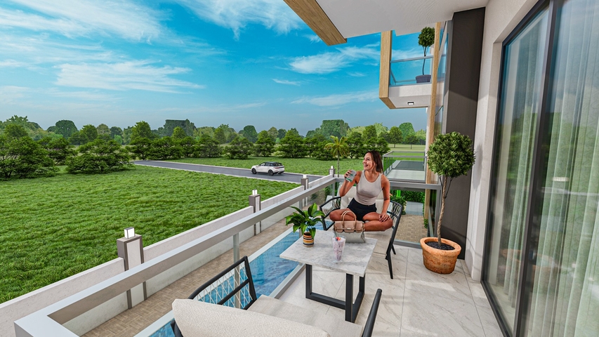 شقق بالاقساط ضمن مجمع قيد الانشاء - في افسلار / الانيا 