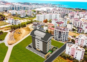 شقق بالاقساط ضمن مجمع قيد الانشاء - في افسلار / الانيا 