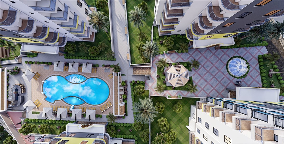 شقق بالاقساط في الانيا - مجمع فاخر قيد الانشاء في محمودلار - سهولة في الدفعات .