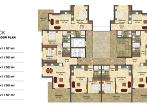 مجمع عصري بخيارات متعددة في ألانيا 