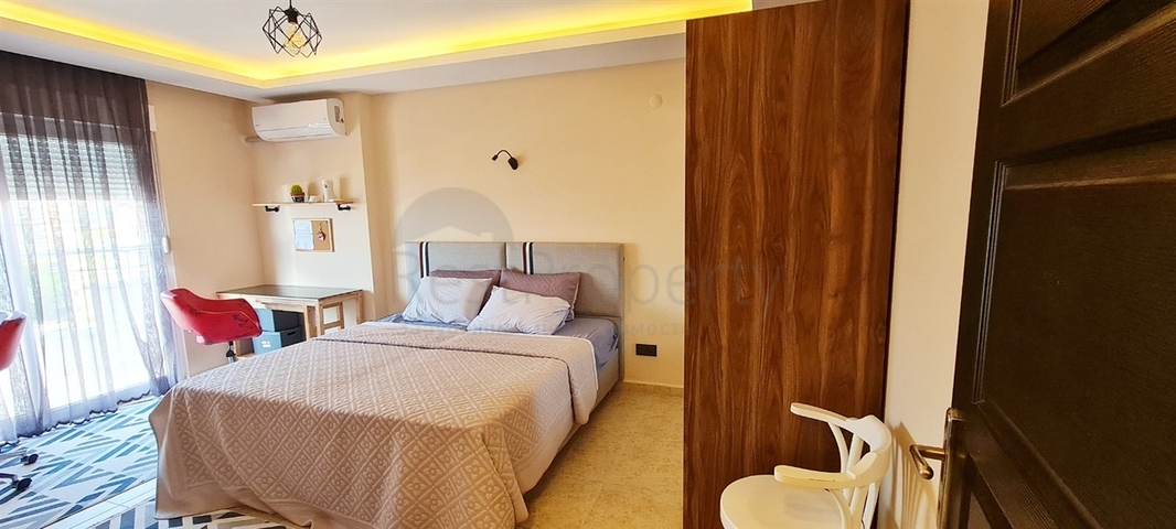 شقة اطلالة بحر في محمودلار - تصميم 2 غرفة وصالة -مفروشة -مباشرة على البحر - محمودلار / الانيا 