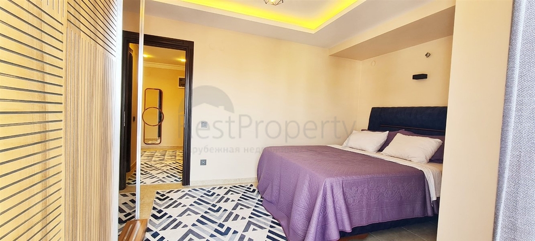 شقة اطلالة بحر في محمودلار - تصميم 2 غرفة وصالة -مفروشة -مباشرة على البحر - محمودلار / الانيا 