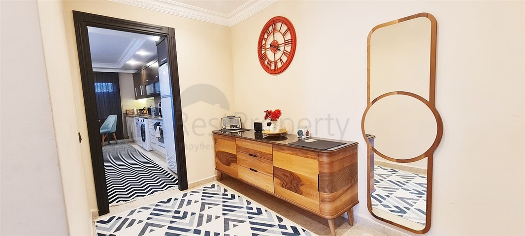 شقة اطلالة بحر في محمودلار - تصميم 2 غرفة وصالة -مفروشة -مباشرة على البحر - محمودلار / الانيا 