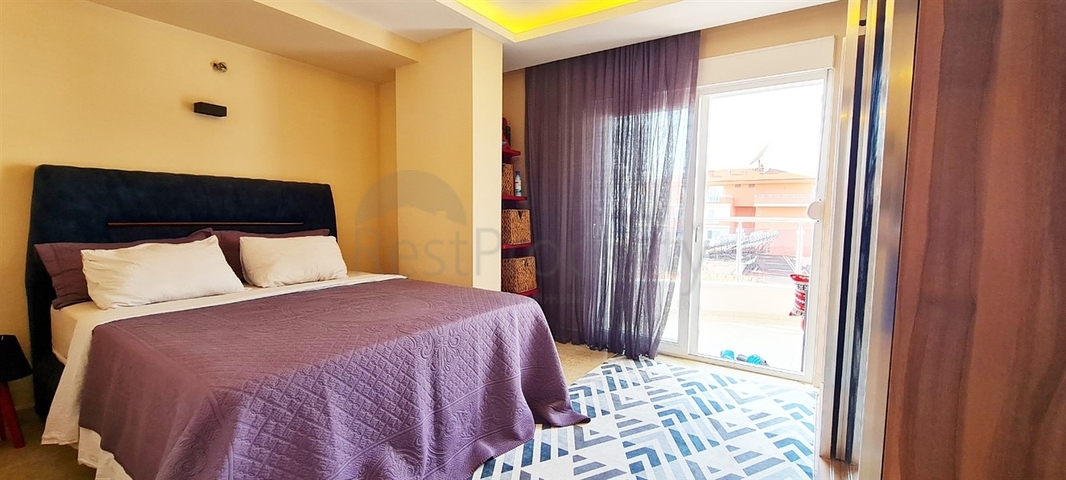 شقة اطلالة بحر في محمودلار - تصميم 2 غرفة وصالة -مفروشة -مباشرة على البحر - محمودلار / الانيا 