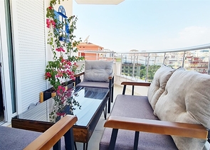 شقة اطلالة بحر في محمودلار - تصميم 2 غرفة وصالة -مفروشة -مباشرة على البحر - محمودلار / الانيا 