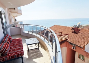 شقة اطلالة بحر في محمودلار - تصميم 2 غرفة وصالة -مفروشة -مباشرة على البحر - محمودلار / الانيا 