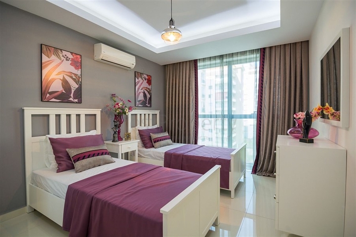 شقة فاخرة قريبة من البحر -تصميم 2 غرفة وصالة -في محمودلار / الانيا 