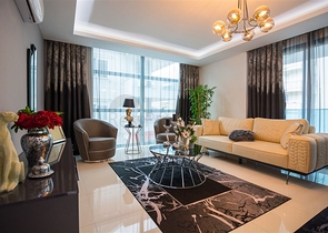 شقة فاخرة قريبة من البحر -تصميم 2 غرفة وصالة -في محمودلار / الانيا 