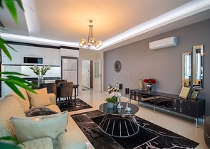 شقة فاخرة قريبة من البحر -تصميم 2 غرفة وصالة -في محمودلار / الانيا 