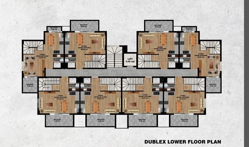 شقق بالاقساط في الانيا -مجمع قيد الانشاء في منطقة افسلار 