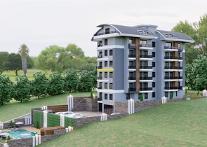 شقق بالاقساط في الانيا -مجمع قيد الانشاء في منطقة افسلار 