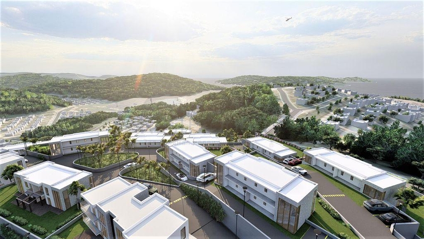 مجمع فيلا صديق للبيئة مع إطلالات على البحر والغابات!