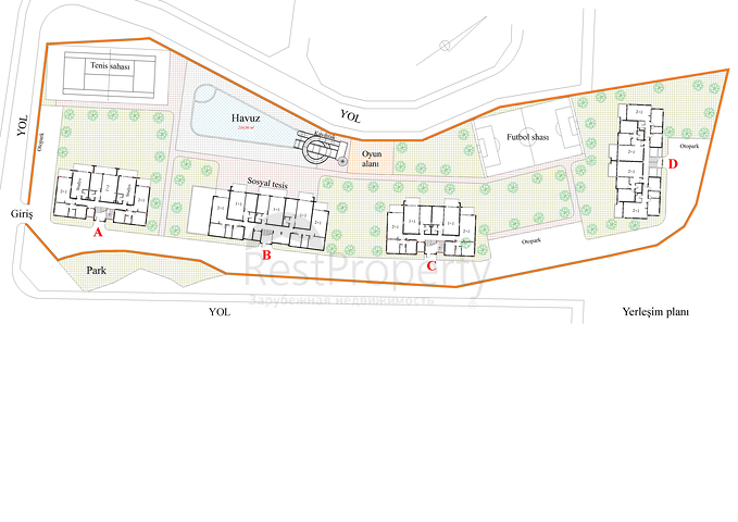 شقق بمساحات مختلفة في افسللار باطلالات رائعة 
