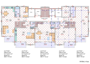 شقق بمساحات مختلفة في افسللار باطلالات رائعة 