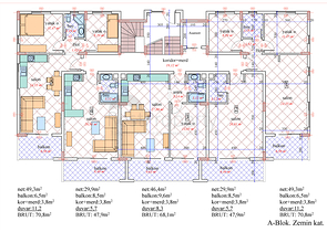 شقق بمساحات مختلفة في افسللار باطلالات رائعة 