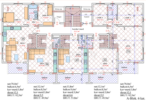 شقق بمساحات مختلفة في افسللار باطلالات رائعة 