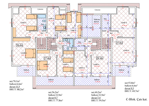 شقق بمساحات مختلفة في افسللار باطلالات رائعة 