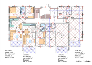 شقق بمساحات مختلفة في افسللار باطلالات رائعة 