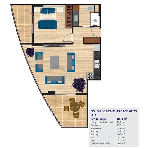 مجمع جديد فاخر في ماهموت لار / الانيا 