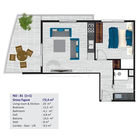 مجمع جديد فاخر في ماهموت لار / الانيا 