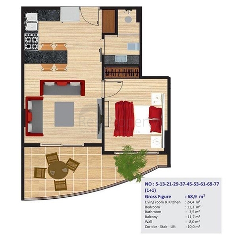 مجمع جديد فاخر في ماهموت لار / الانيا 