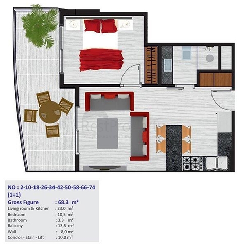 مجمع جديد فاخر في ماهموت لار / الانيا 