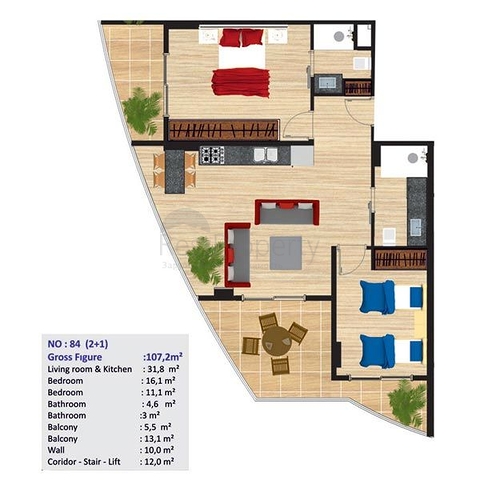 مجمع جديد فاخر في ماهموت لار / الانيا 