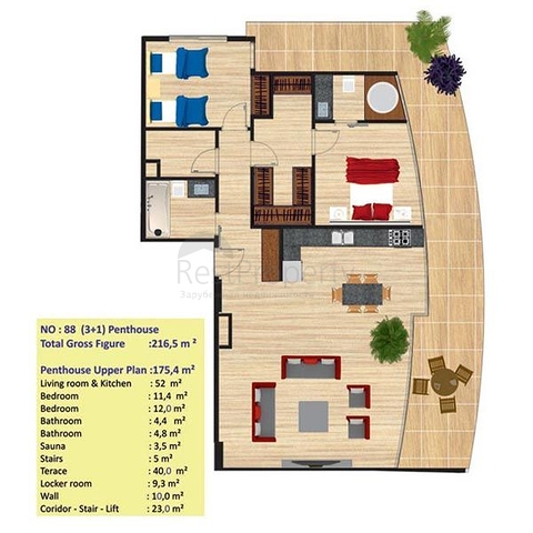 مجمع جديد فاخر في ماهموت لار / الانيا 