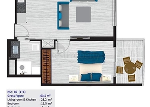 مجمع جديد فاخر في ماهموت لار / الانيا 