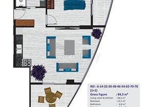 مجمع جديد فاخر في ماهموت لار / الانيا 