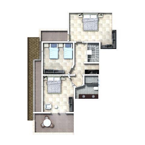 شقق فاخرة مجهزة بالكامل وبينت هاوس للبيع في أوبا / ألانيا 