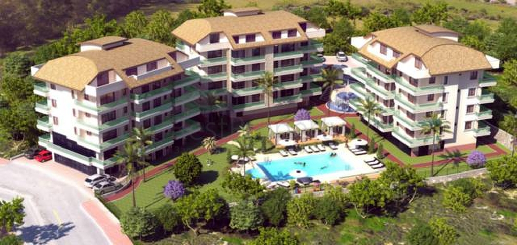 شقق فاخرة مجهزة بالكامل وبينت هاوس للبيع في أوبا / ألانيا 