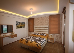 شقق فاخرة مجهزة بالكامل وبينت هاوس للبيع في أوبا / ألانيا 