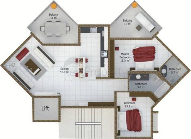 شقق للبيع في ألانيا / أنطاليا 