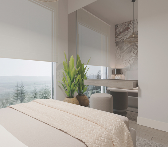 فيلات 3+1 و 4+1 في مجمع صديق للبيئة تحيط به الغابات الصنوبرية في منطقة دورتيبي في الجزء الشرقي من بودروم.