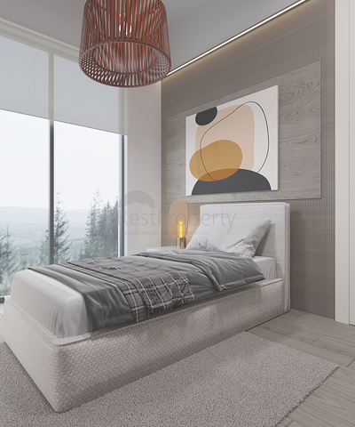 فيلات 3+1 و 4+1 في مجمع صديق للبيئة تحيط به الغابات الصنوبرية في منطقة دورتيبي في الجزء الشرقي من بودروم.