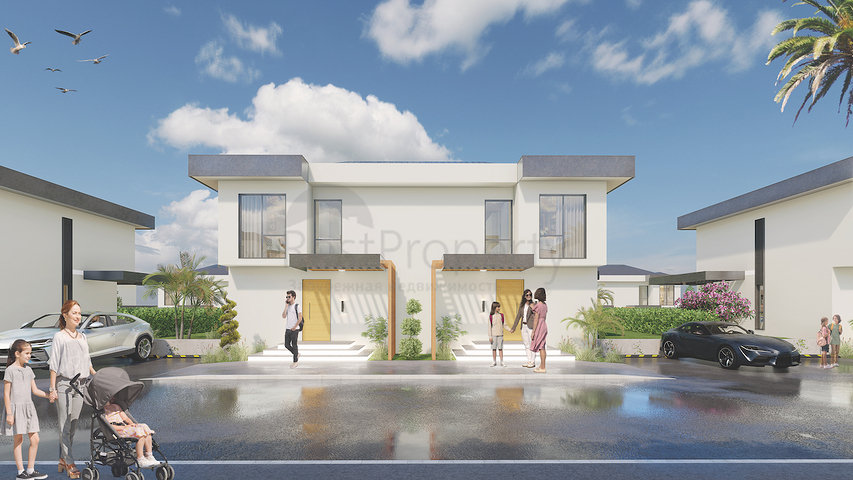 فيلات 3+1 و 4+1 في مجمع صديق للبيئة تحيط به الغابات الصنوبرية في منطقة دورتيبي في الجزء الشرقي من بودروم.