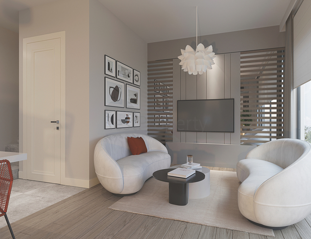 فيلات 3+1 و 4+1 في مجمع صديق للبيئة تحيط به الغابات الصنوبرية في منطقة دورتيبي في الجزء الشرقي من بودروم.