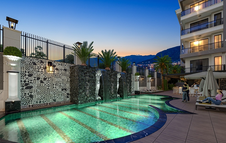 شقة 1+1 في مجمع حديث من المالك