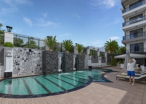 شقة 1+1 في مجمع حديث من المالك