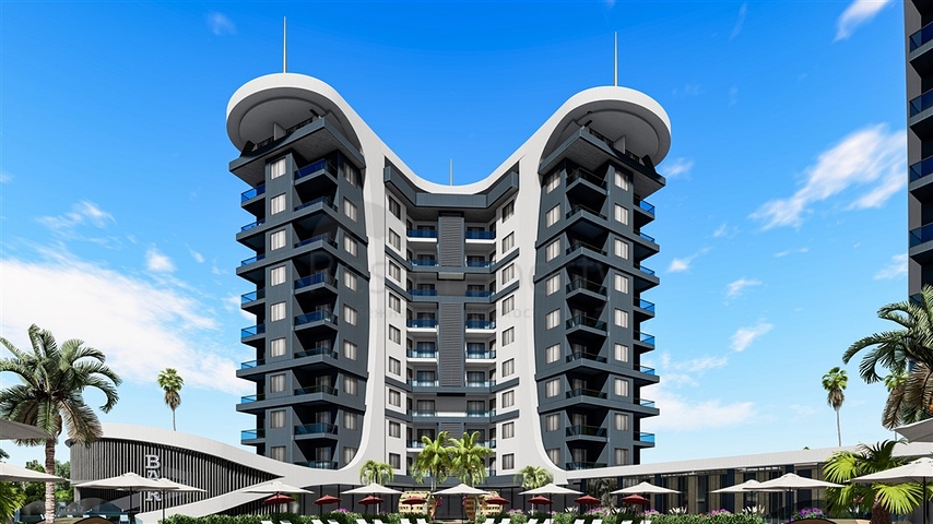 مشروع مع البنية التحتية الفندقية في منطقة منتجع أفسالار