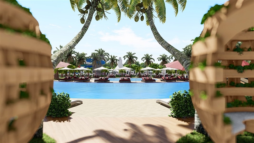 مشروع مع البنية التحتية الفندقية في منطقة منتجع أفسالار