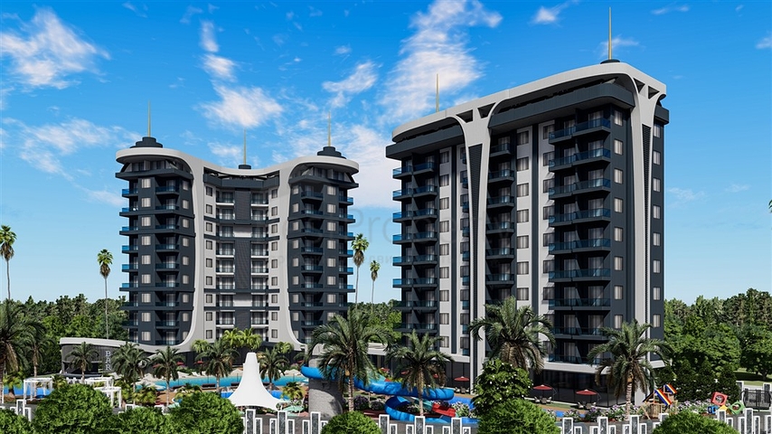 مشروع مع البنية التحتية الفندقية في منطقة منتجع أفسالار