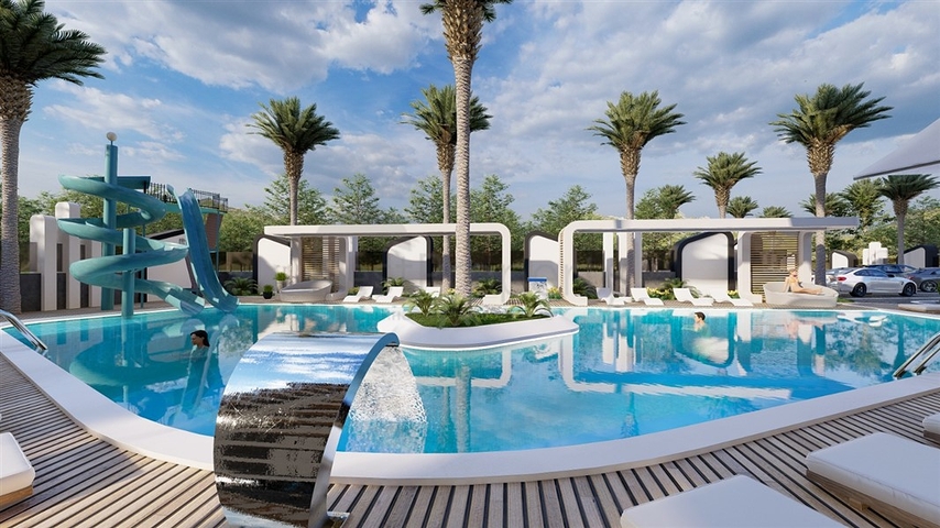 بنتهاوس مذهلة 2 + 1 للبيع في منطقة محمودلار 