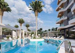 بنتهاوس مذهلة 2 + 1 للبيع في منطقة محمودلار 