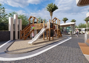 بنتهاوس مذهلة 2 + 1 للبيع في منطقة محمودلار 