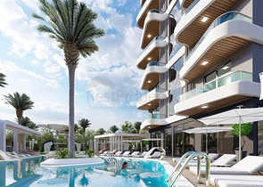 بنتهاوس مذهلة 2 + 1 للبيع في منطقة محمودلار 