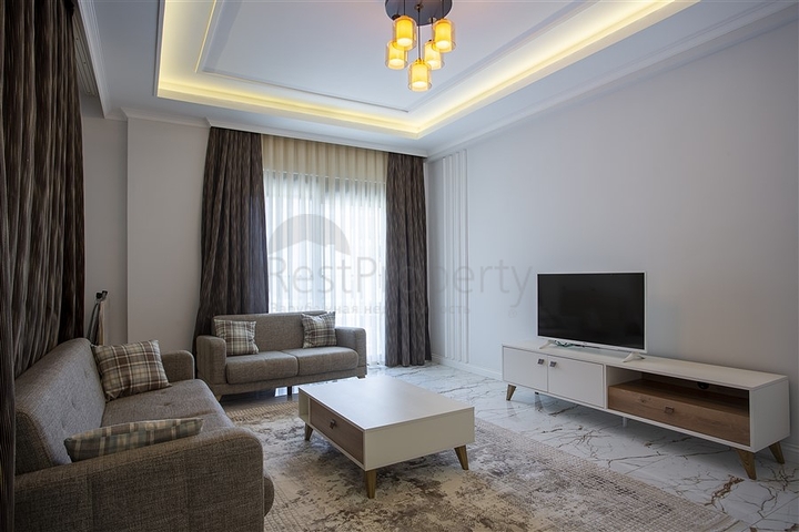 شقة مفروشة 2 + 1 من المالك في مجمع مرموق في منطقة أوبا